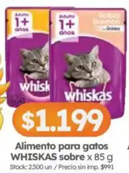 Cordiez Whiskas alimento para gatos oferta