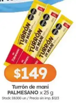 Cordiez Turrón de maní oferta