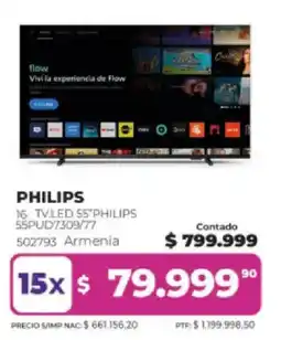 Frávega Philips tv led 55 oferta