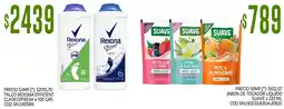 Supermercados Yaguar Rexona talco efficient oferta