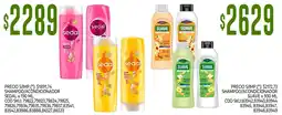 Supermercados Yaguar Sedal shampoo/acondicionador oferta