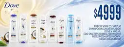 Supermercados Yaguar Dove shampoo/ acondicionador oferta