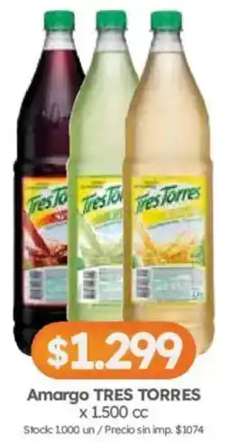 Cordiez Tres Torres amargo oferta
