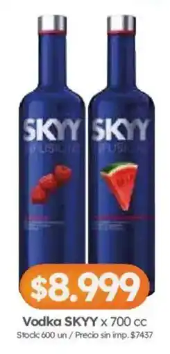 Cordiez Skyy vodka oferta