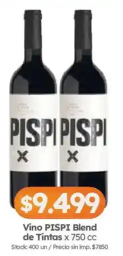 Cordiez Pispi vino de tintas blend oferta