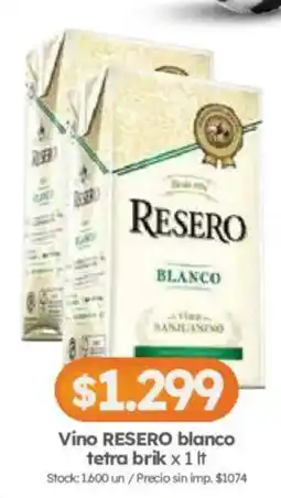 Cordiez Resero vino blanco oferta