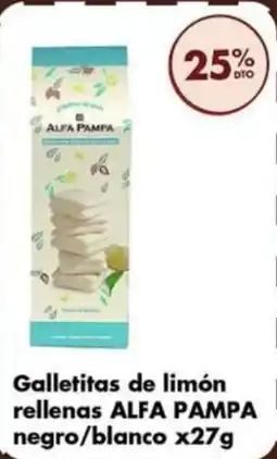 Disco Alfa pampa galletitas de limón rellenas oferta
