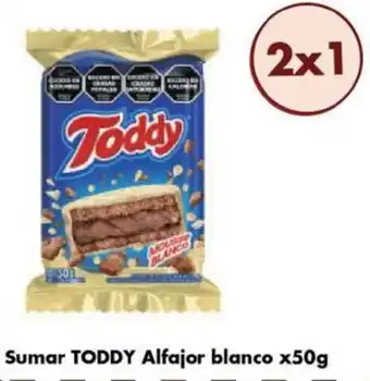 Toddy alfajor blanco