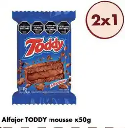 Disco Toddy alfajor mousse oferta