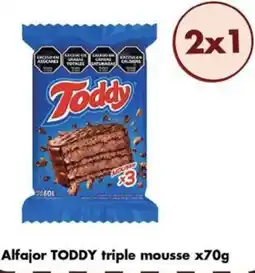 Disco Toddy alfajor triple mousse oferta