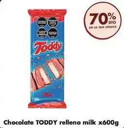 Disco Toddy chocolate relleno milk oferta
