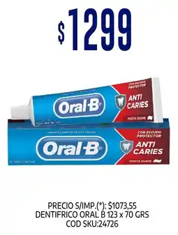 Supermercados Yaguar Oral-B 123 dentifrico oferta
