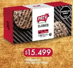 Nini Mayorista Paty hamburguesas clásico oferta