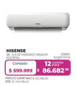 Frávega Hisense 28 a.a.sp hisense hr4svr-kg03px4 oferta