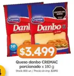 Cordiez Cremac queso danbo oferta