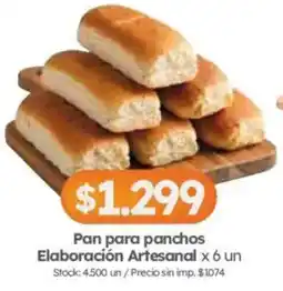 Cordiez Pan para panchos oferta