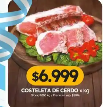 Cordiez Costeleta de cerdo oferta