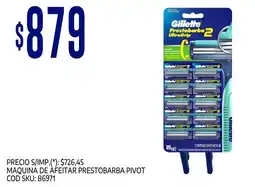 Supermercados Yaguar Gillette maquina de afeitar prestobarba pivot oferta