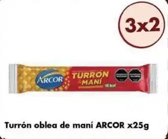 Arcor turron oblea de mani