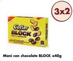 Disco Cofler maní con chocolate block oferta