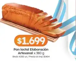 Cordiez Pan lactal Elaboración Artesanal oferta