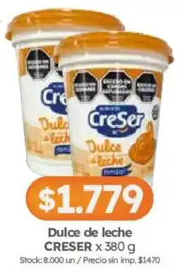 Cordiez Creser dulce de leche oferta