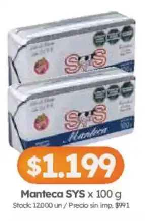 Cordiez Sys manteca oferta