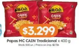 Cordiez McCain papas tradicional oferta