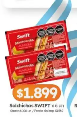 Cordiez Swift salchichas oferta