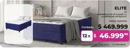 Frávega Elite sommier elite 2p oferta