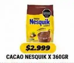 Autoservicio Capo Nesquik cacao oferta