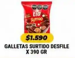 Autoservicio Capo Lia galletas surtido desfile oferta