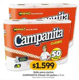 Cordiez Campananita rollo para cocina classic oferta