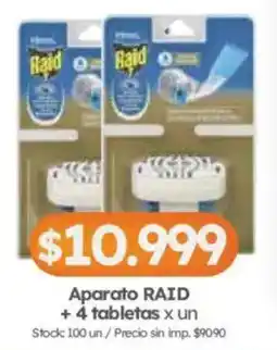 Cordiez Raid aparato raid oferta