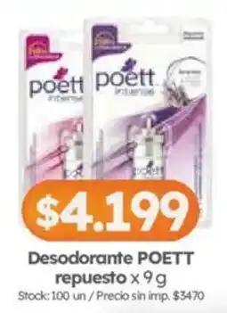 Cordiez Poett desodorante oferta