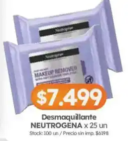 Cordiez Neutrogena desmaquillante oferta