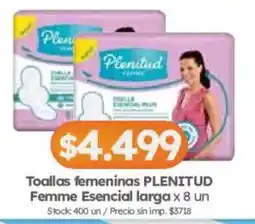 Cordiez Plenitud toallas femeninas oferta
