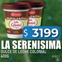 Masivos La serenisima dulce de leche estilo colonial oferta