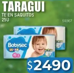 Masivos Babysec pañales oferta
