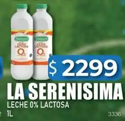 Masivos La serenisima leche 0% lactosa oferta