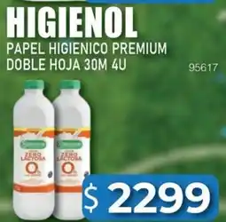 Masivos Higienol papel higienico premium doble hoja oferta