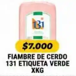 Autoservicio Capo 131 fiambre de cerdo oferta