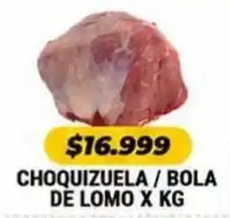 Autoservicio Capo Choquizuela / bola de lomo oferta