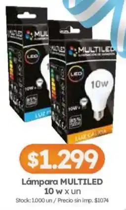 Cordiez Multiled lámpara 10 w oferta