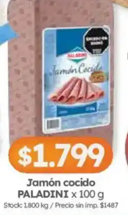 Cordiez Paladini jamón cocido oferta