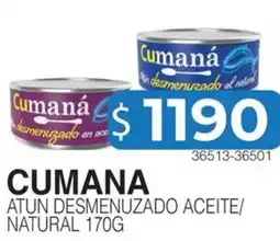 Masivos Cumaná atun desmenuzado aceite/natural oferta
