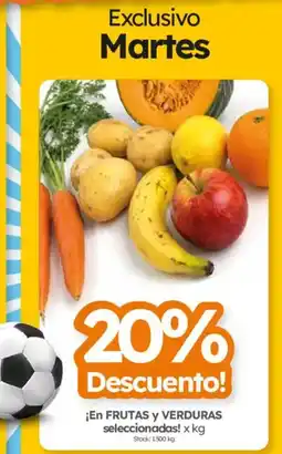 Cordiez Frutas y verduras oferta