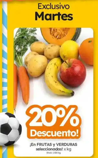 Cordiez Frutas y verduras oferta