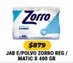 Autoservicio Capo Zorro jab e/polvo reg / matic oferta