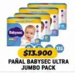 Autoservicio Capo Babysec pañal ultra jumbo pack oferta